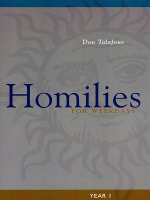 cover image of Homilies For Weekdays